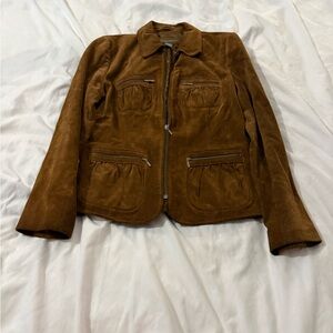 Vintage Banana Republic leather jacket size 8 GUC